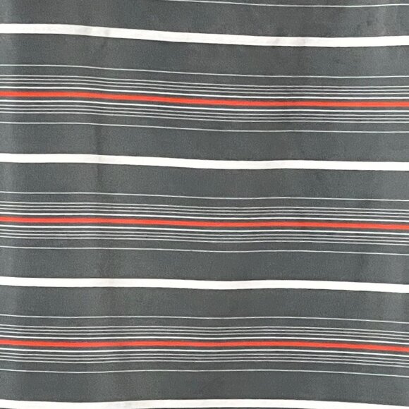 Nike Golf Mens Dri-Fit Striped Polo Shirt Gray/Red Size L - Picture 2 of 10